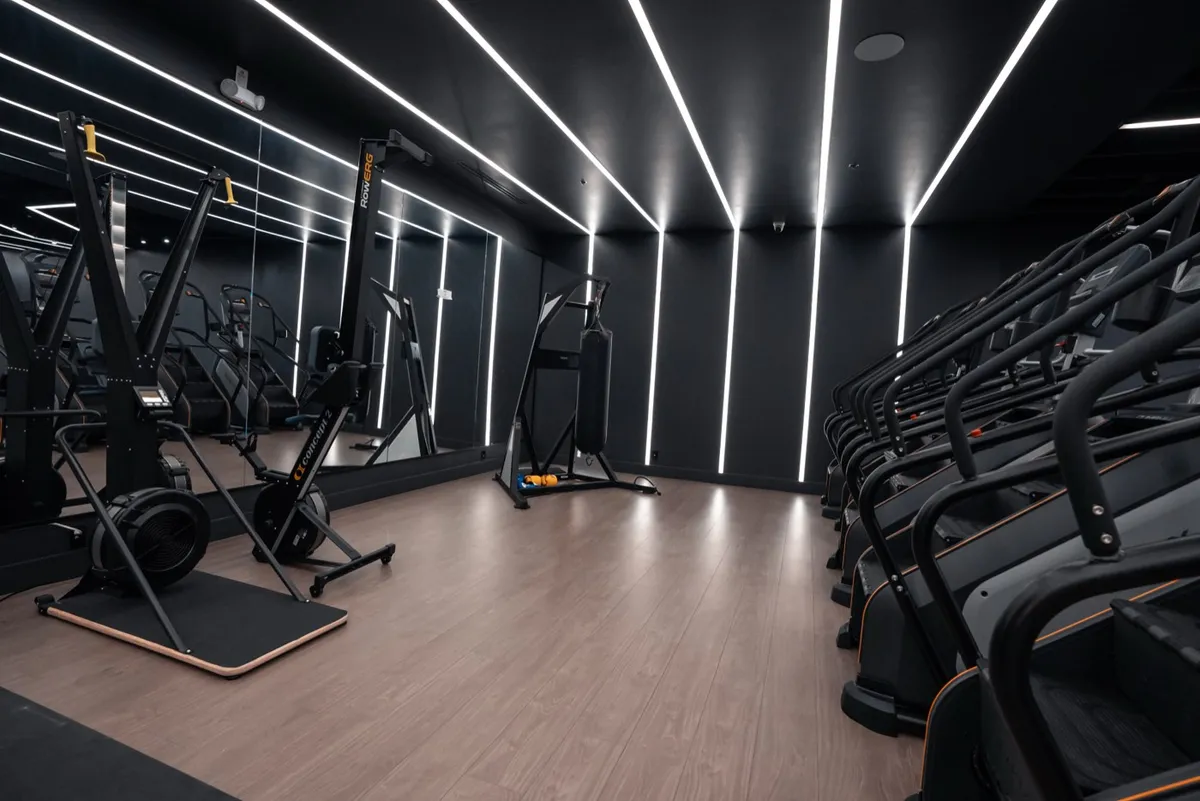 Cardio floor at Fittopia Fitness Center.